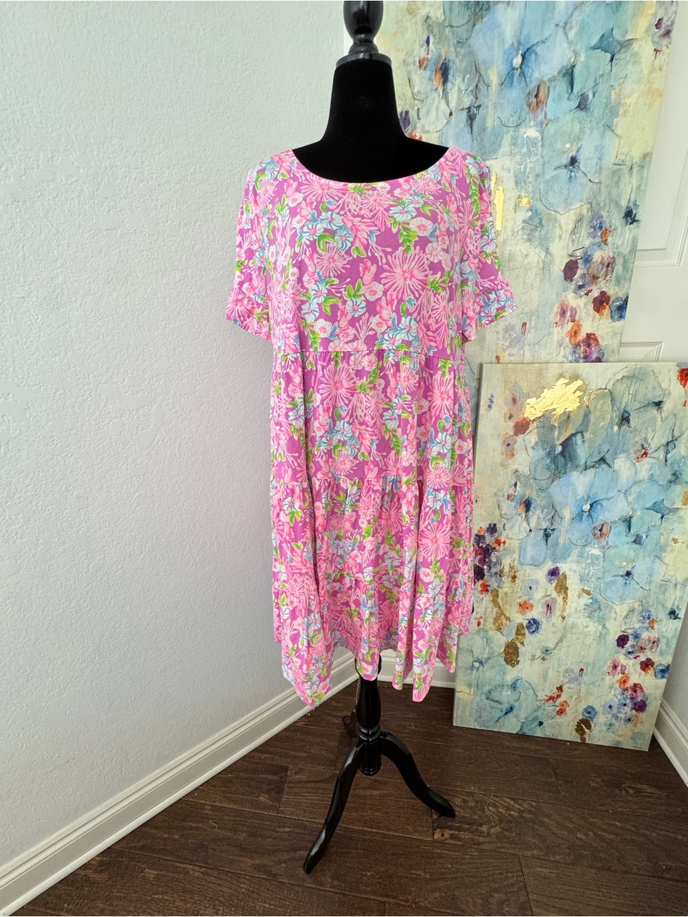 Lilly Pulitzer Sz XXL Jodee Dress Amethyst Moms The Word